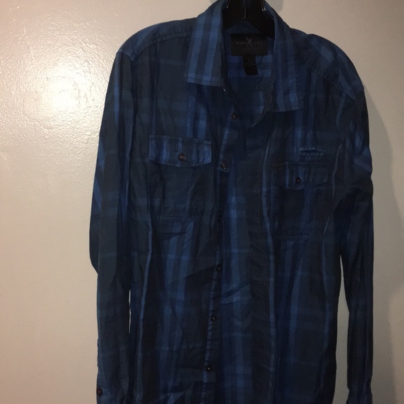 Mens Marc Ecko Flannel - Picture 3 of 5